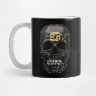 skull, zodiac signs, Cancer Mug